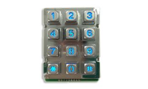 Klavye rezistan metal ak ekleraj ble JR-KP-03