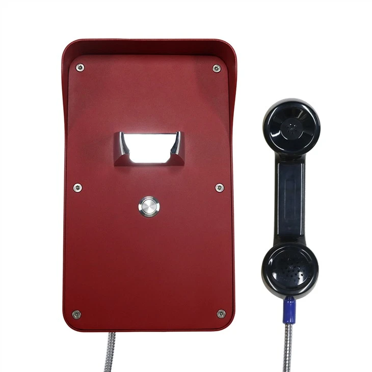RED Outdoor Emergency Swimming Pool Phone With Vandal-proof Handset